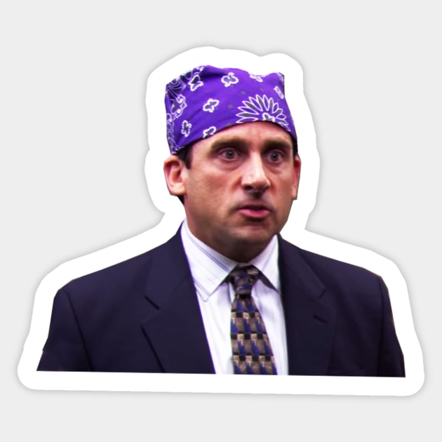 Prison Mike - Michael Scott The Office US Sticker by medanjani